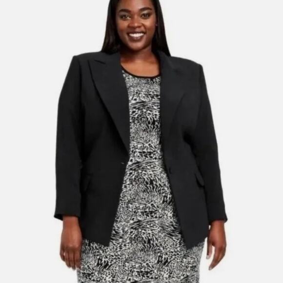Sergio Hudson X Target Blazer Black NWOT Size 4X - Picture 1 of 11